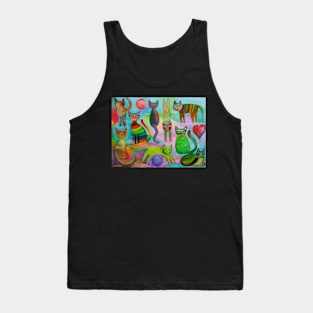 Funny cats Tank Top